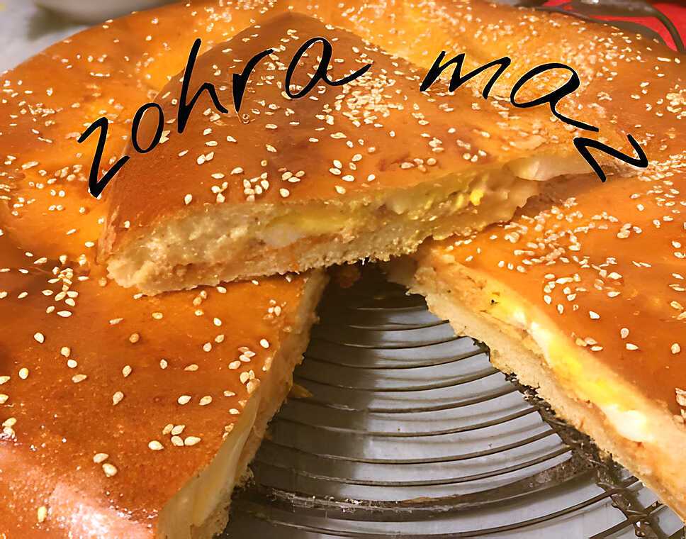 recette Tourte burger au poulet