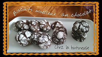 recette Biscuits moelleux au chocolat