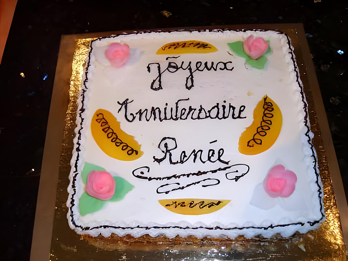 recette GATEAU ANNIVERSAIRE