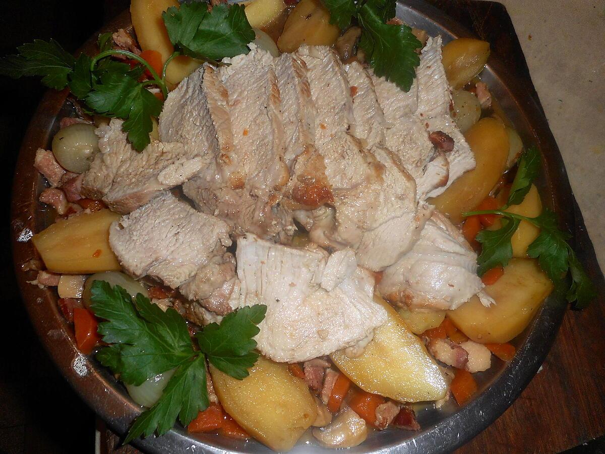 recette Roti de veau grand-mère