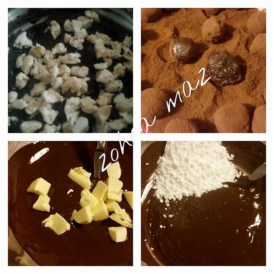 recette TRUFFES AU NOUGAT