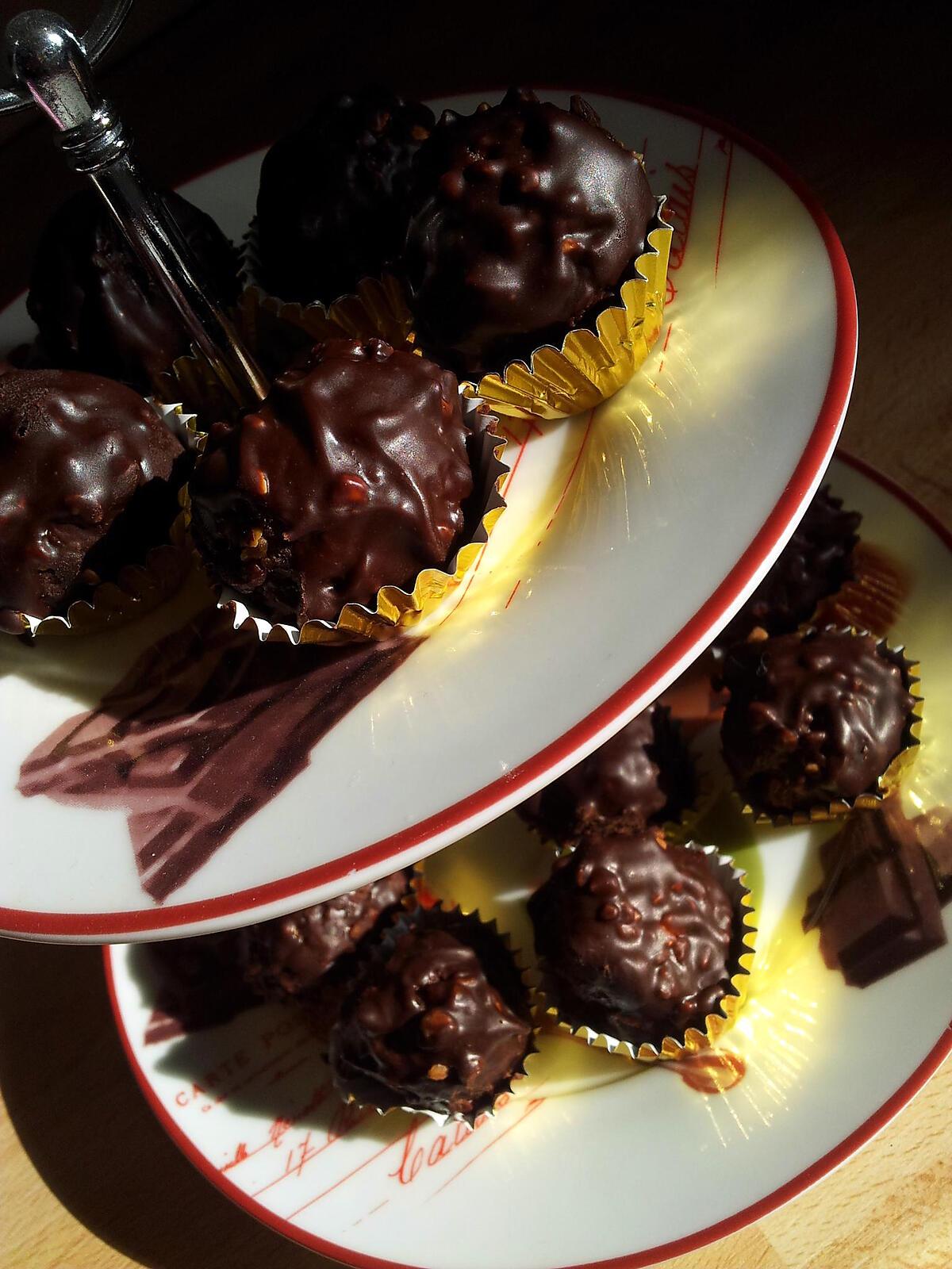 recette Truffes façon ferrero rocher