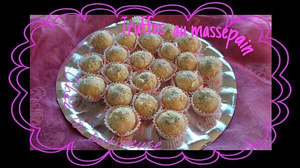 recette Truffes bicolores au massepain