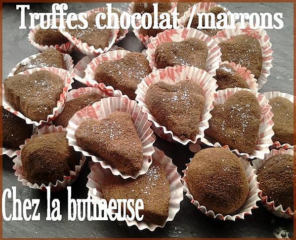 recette truffes Choco/marrons
