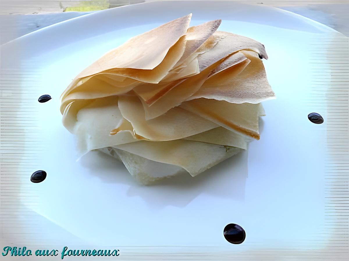 recette Feuilleté de gorgonzola aux poires caramélisées