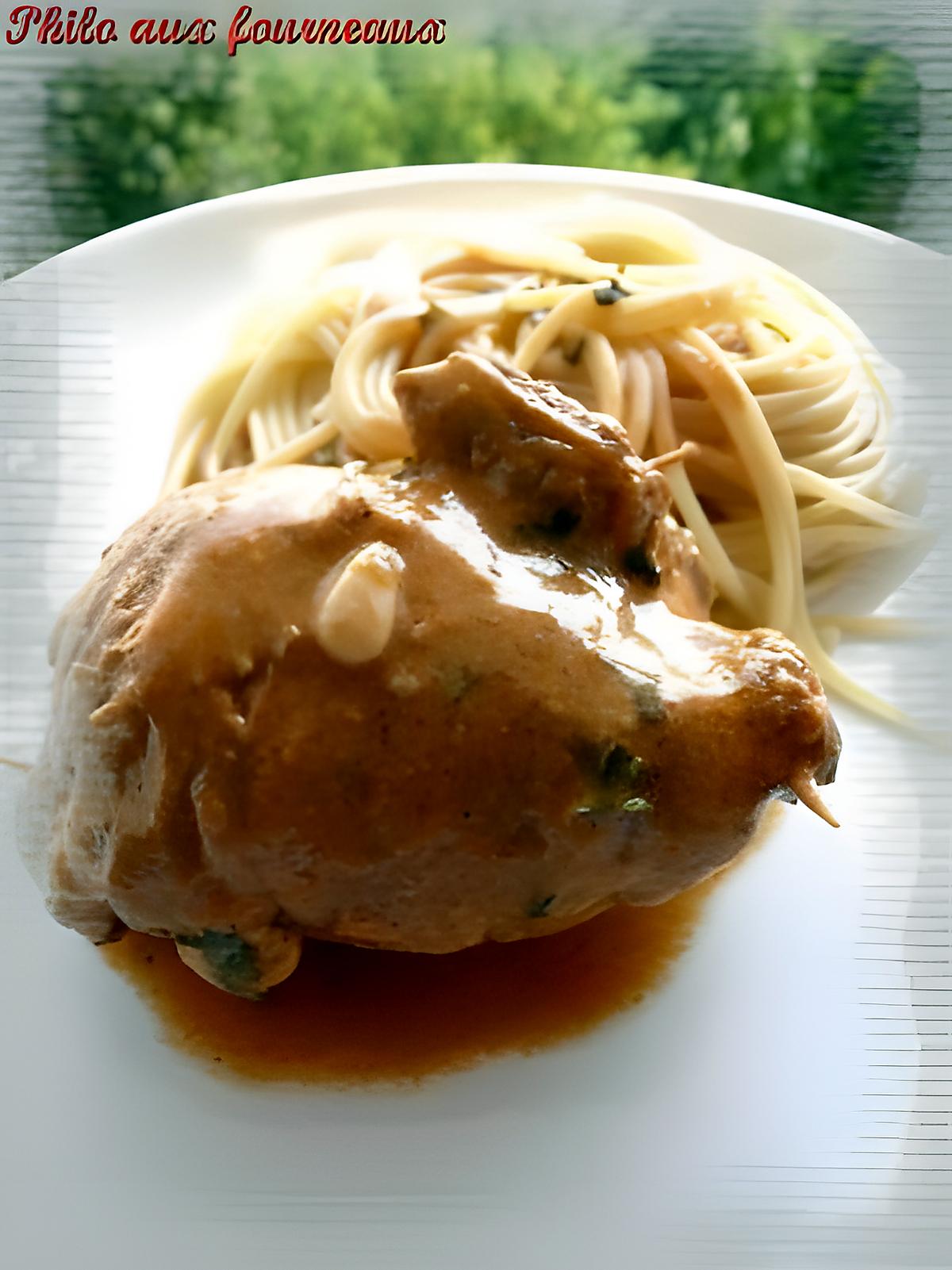 recette Paupiette de veau à l'italienne