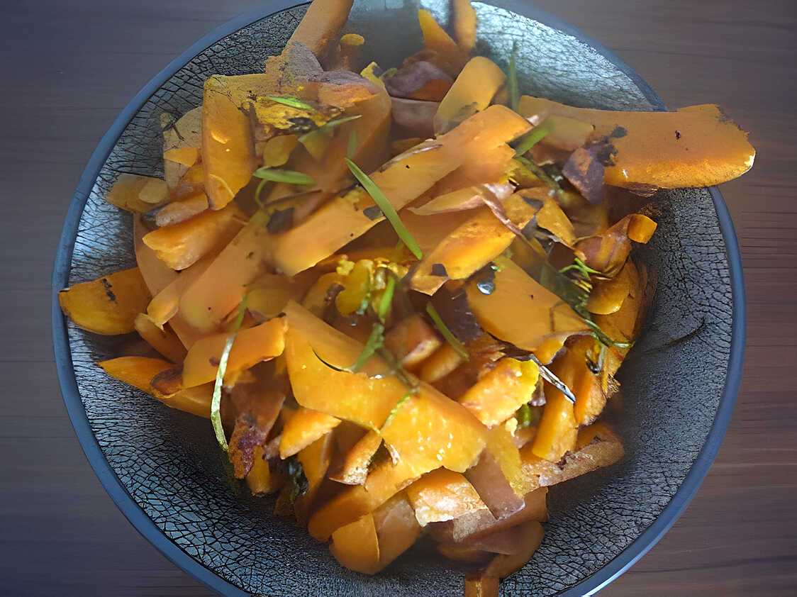 Pommes de terres frites à la coriandre
