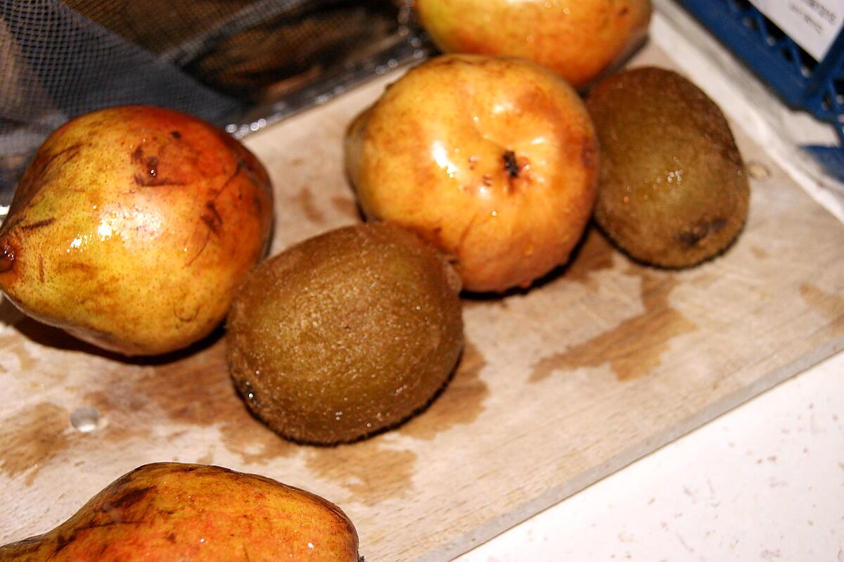 recette Gâteau fondant aux poires et kiwis