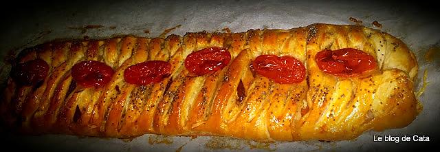 recette Tresse feuilletée au saumon