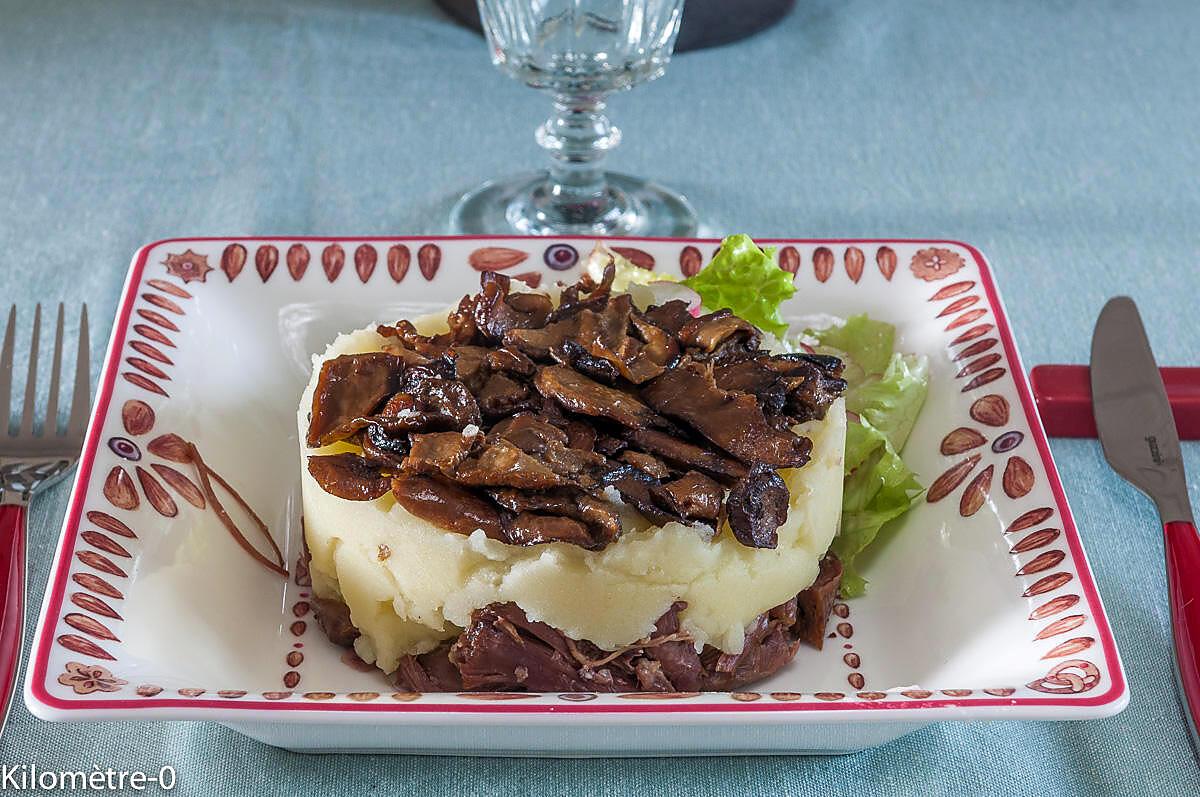 recette Parmentier de canard et de cèpes