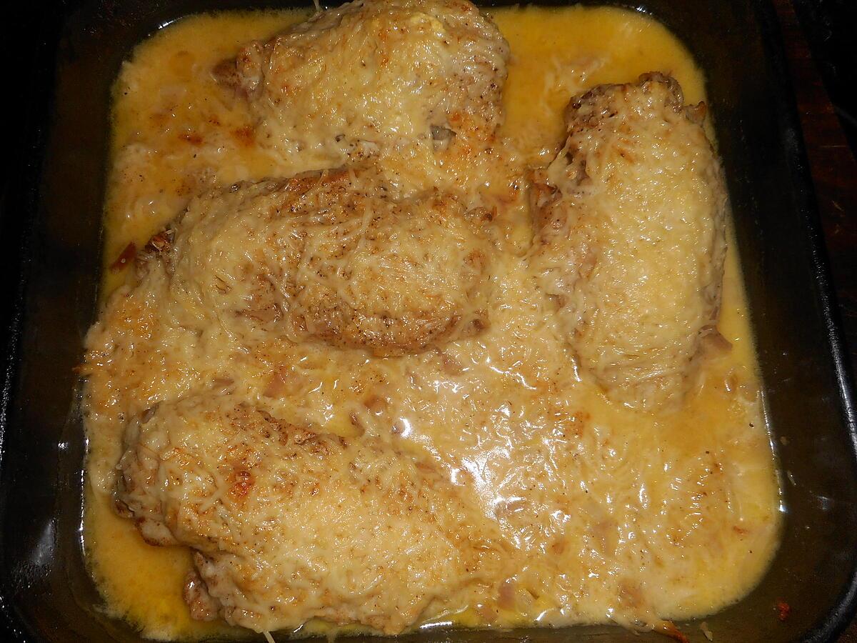 recette Filets de poulet au comté