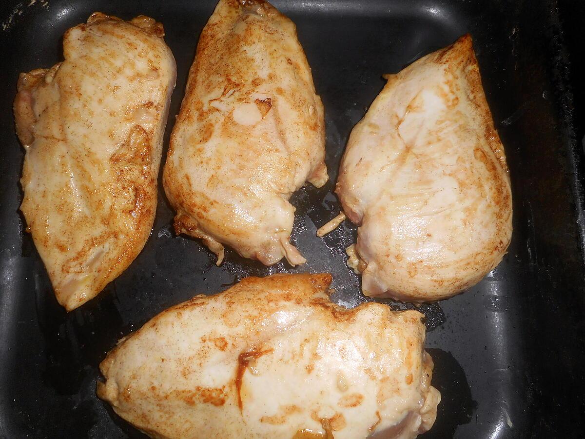 recette Filets de poulet au comté