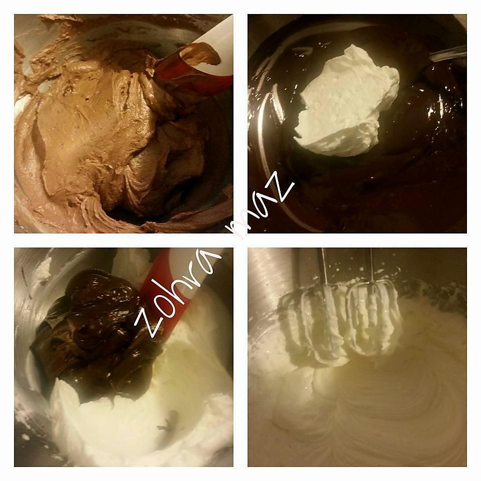 recette Cake bûche Chocolat/pralin