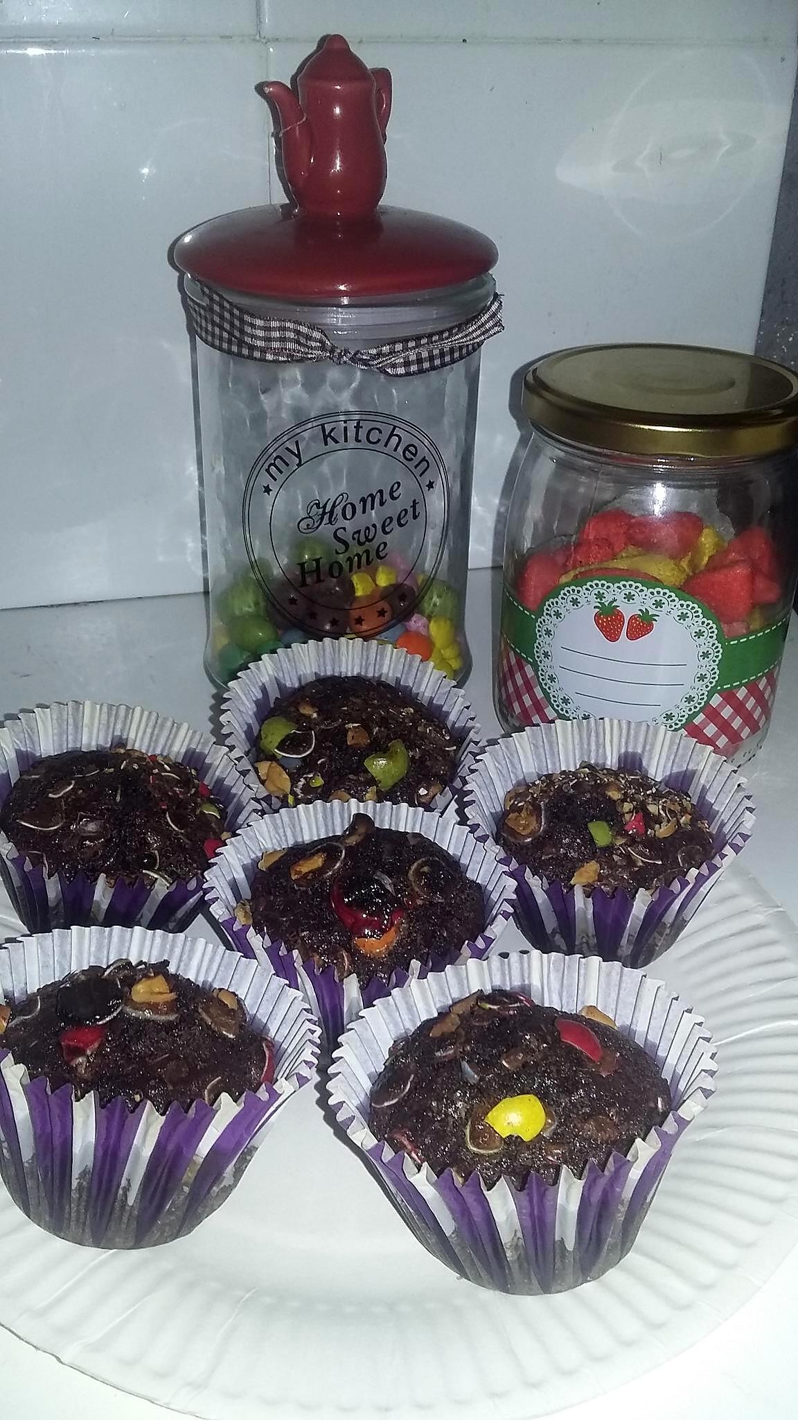 recette Muffin cacao m&m's