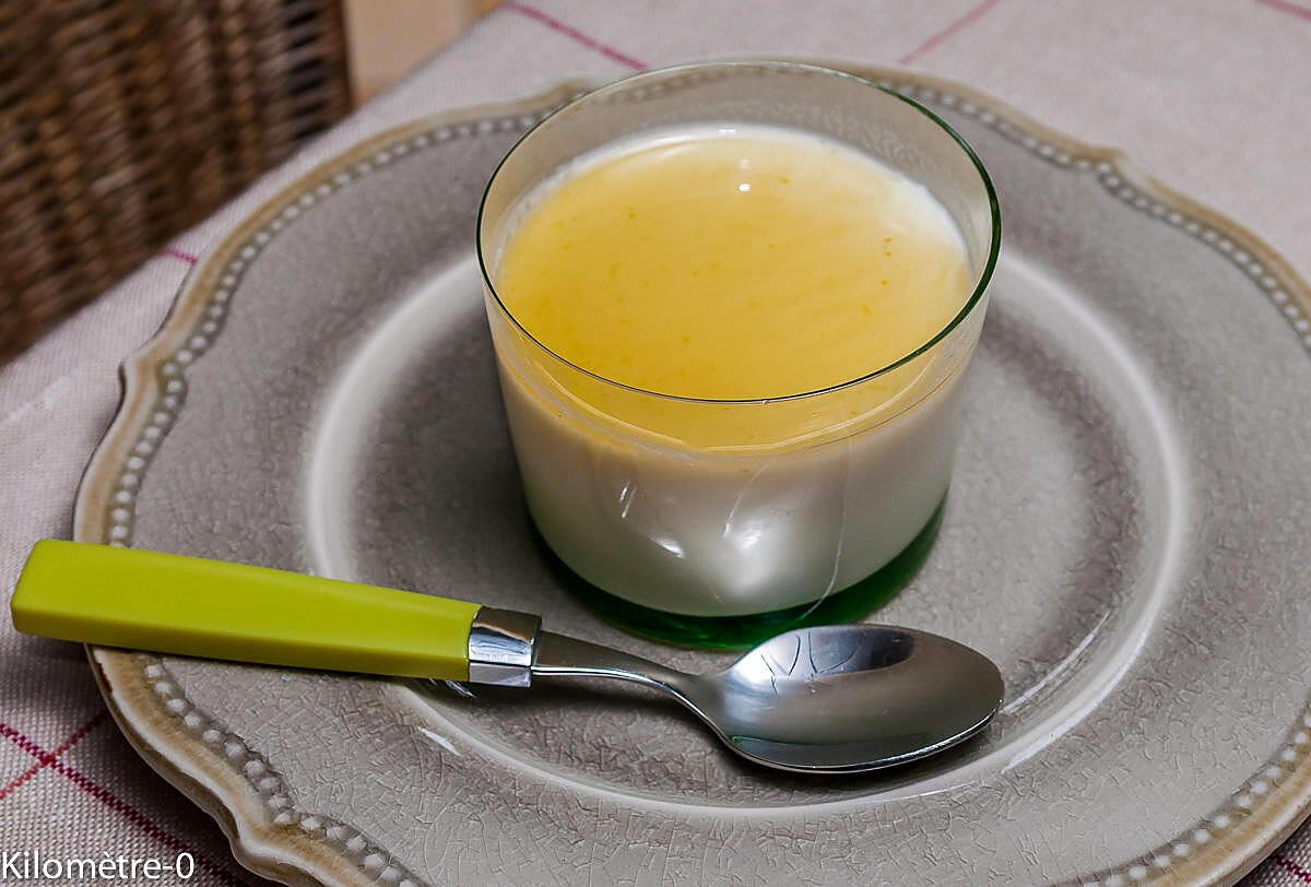 recette panna cotta au sirop de clémentines