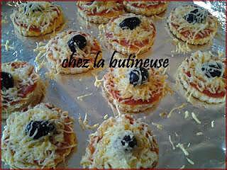 recette Mini pizzas express au pain de mie