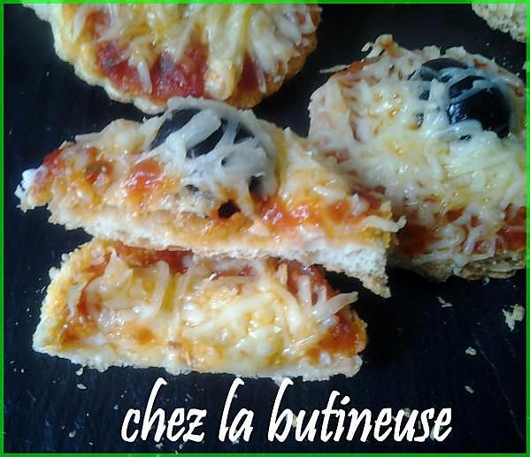 recette Mini pizzas express au pain de mie