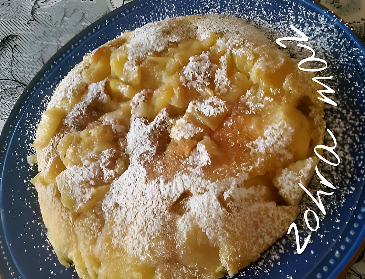 recette Gâteau aux pommes à la poêle