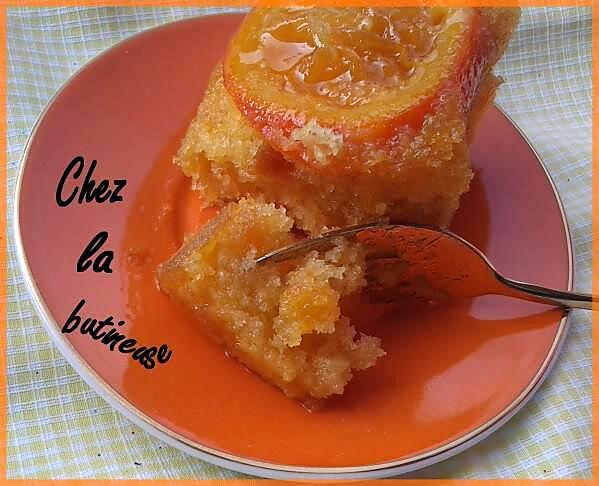 recette Gâteau à l'orange et aux abricots secs