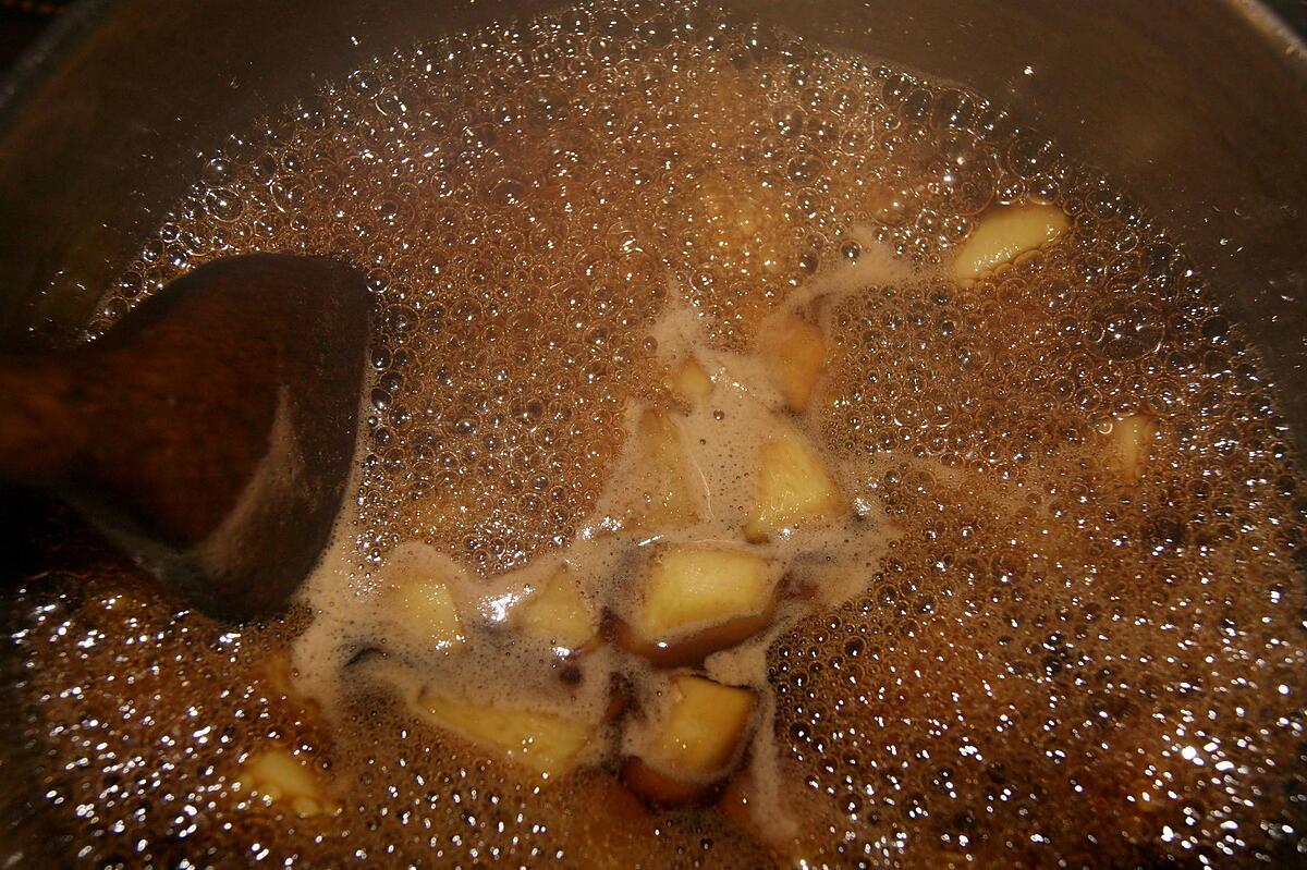 recette Dés de gingembre confit à la cassonade brune (vergeoise brune)