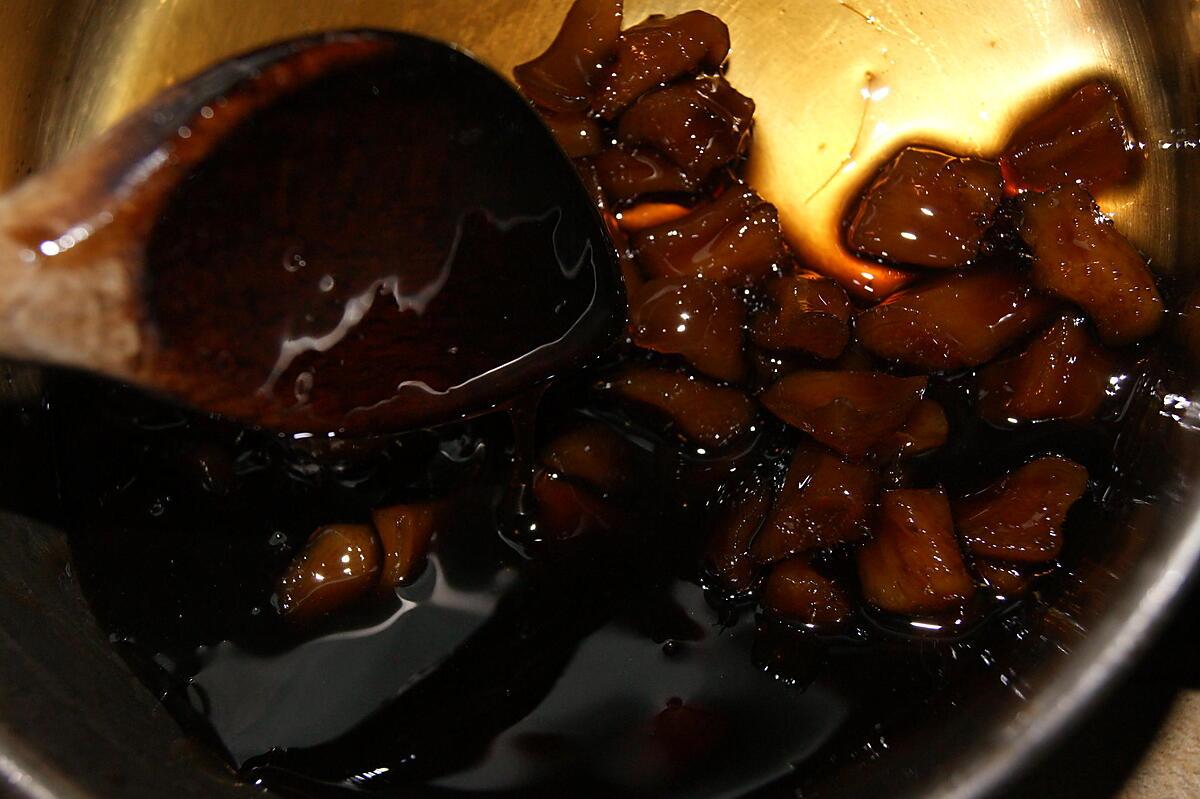 recette Dés de gingembre confit à la cassonade brune (vergeoise brune)