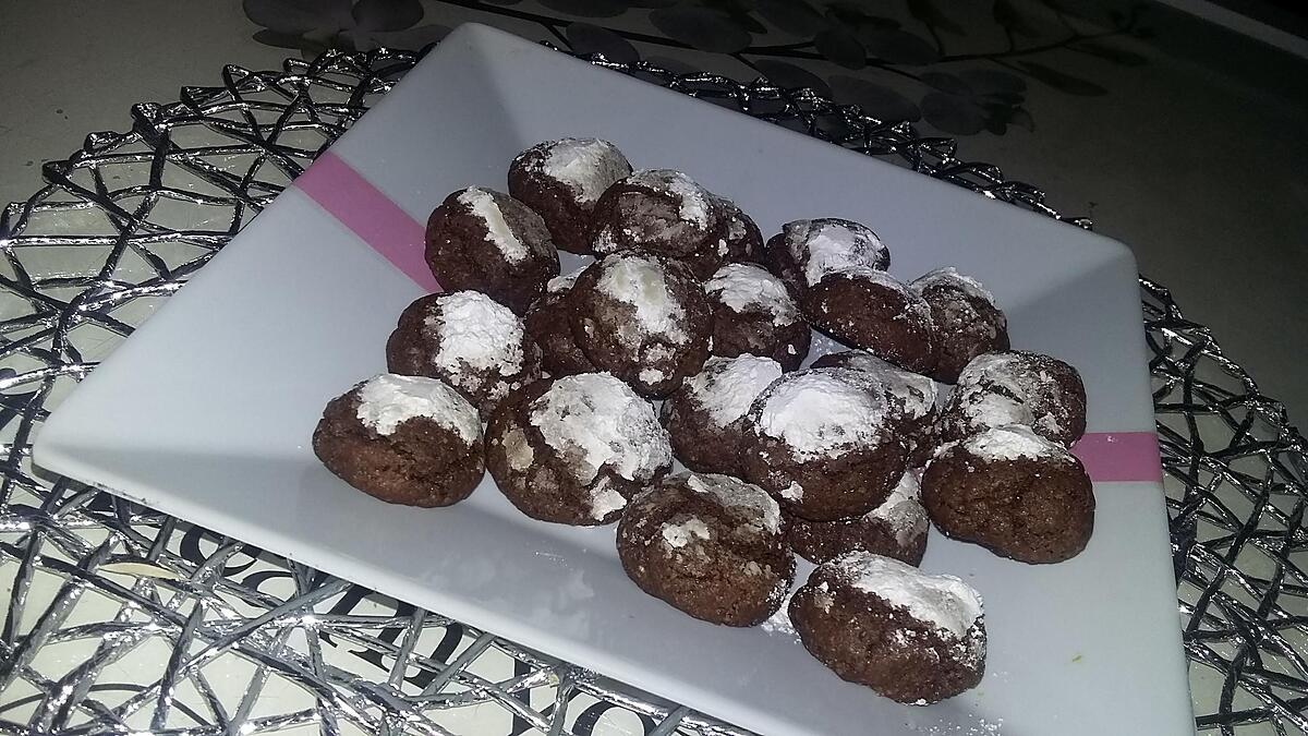 recette Crinkles au chocolat