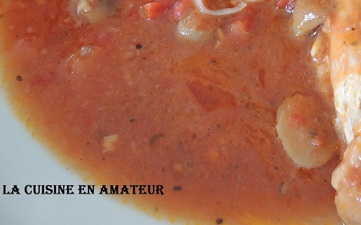 recette Poulet façon  chasseur