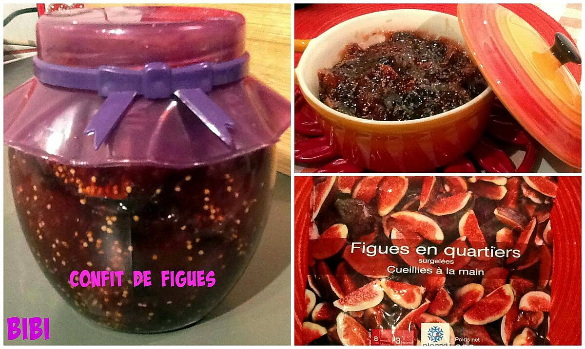 recette CONFIT DE FIGUES