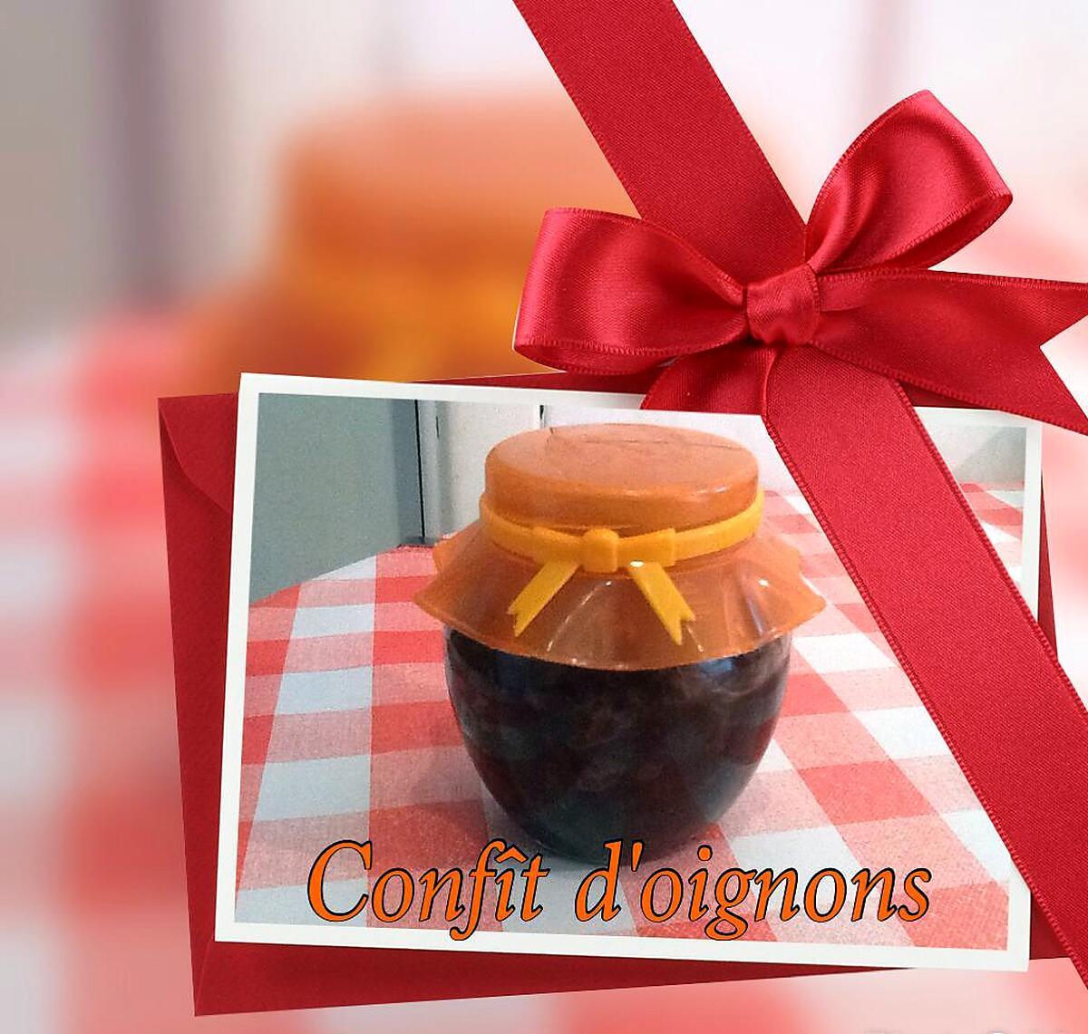 recette CONFIT D'OIGNONS