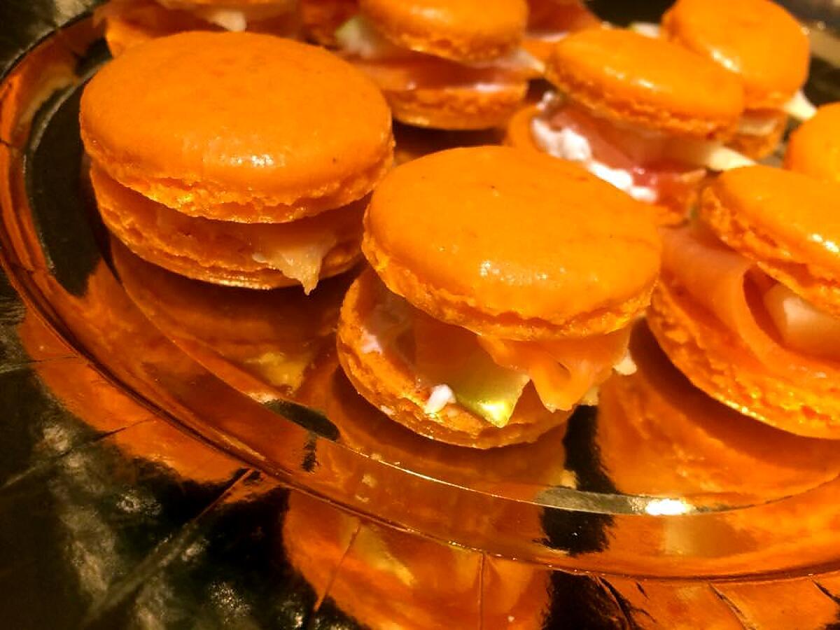 recette Macaron saumon fromage frais pomme