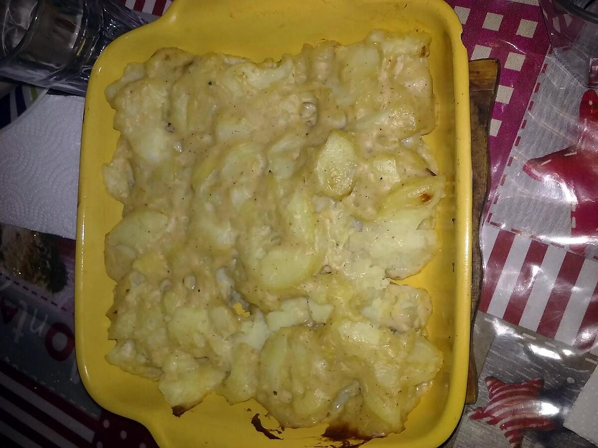 recette Gratin de pomme de terre à la brêmoise