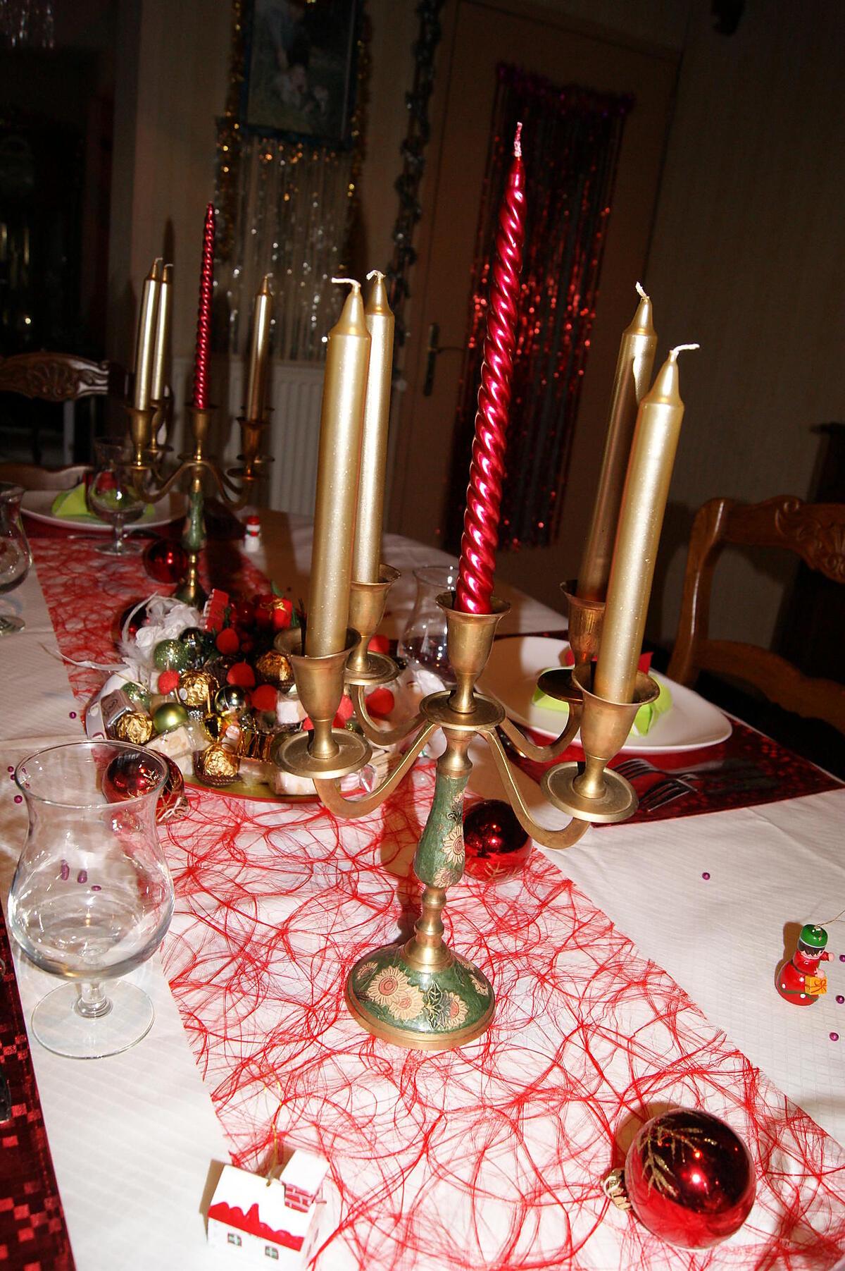 recette Déco de table de Noël