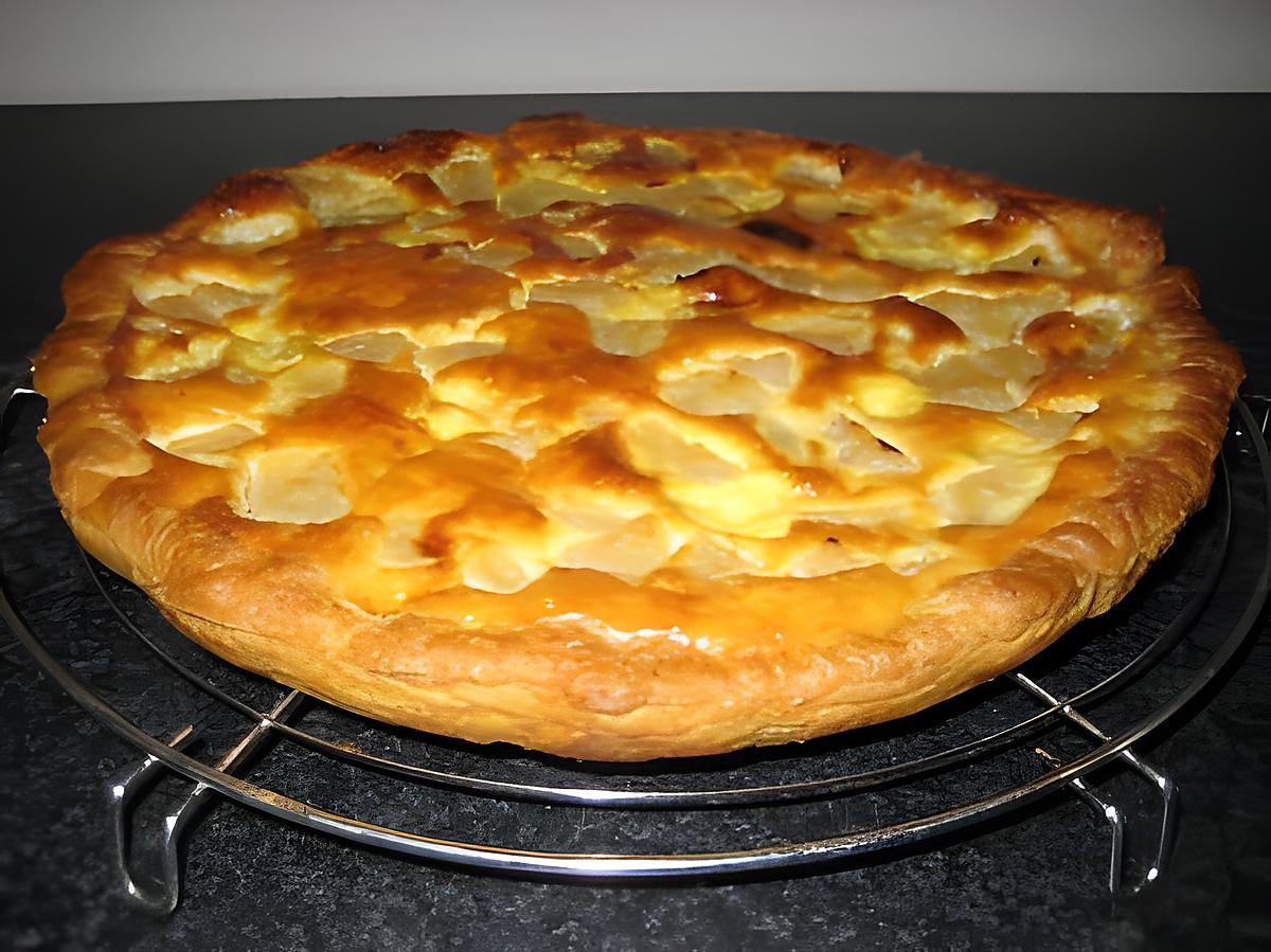 recette Tarte au sucre et aux pommes