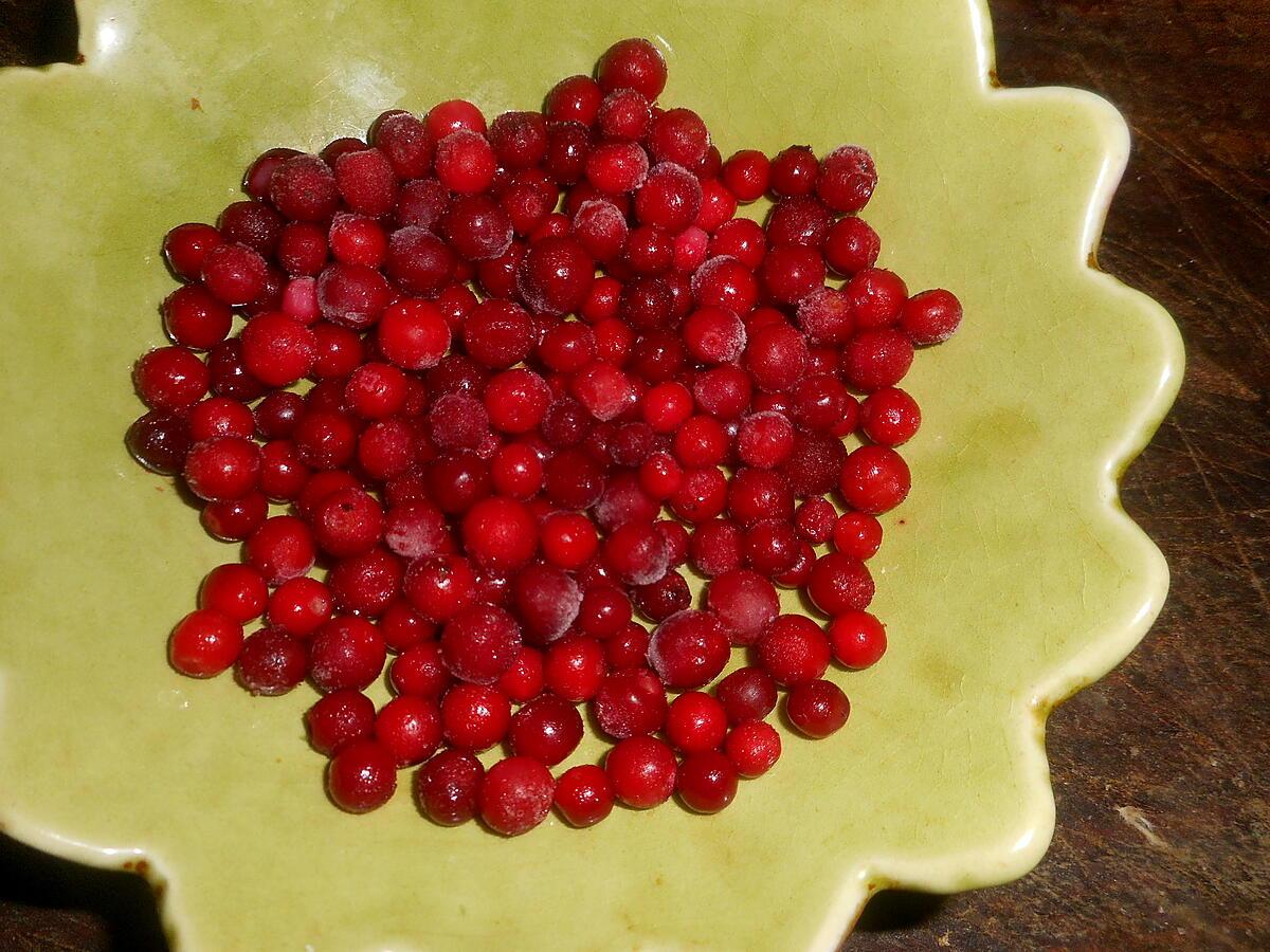 recette Pavé de cerf sauce aux airelles