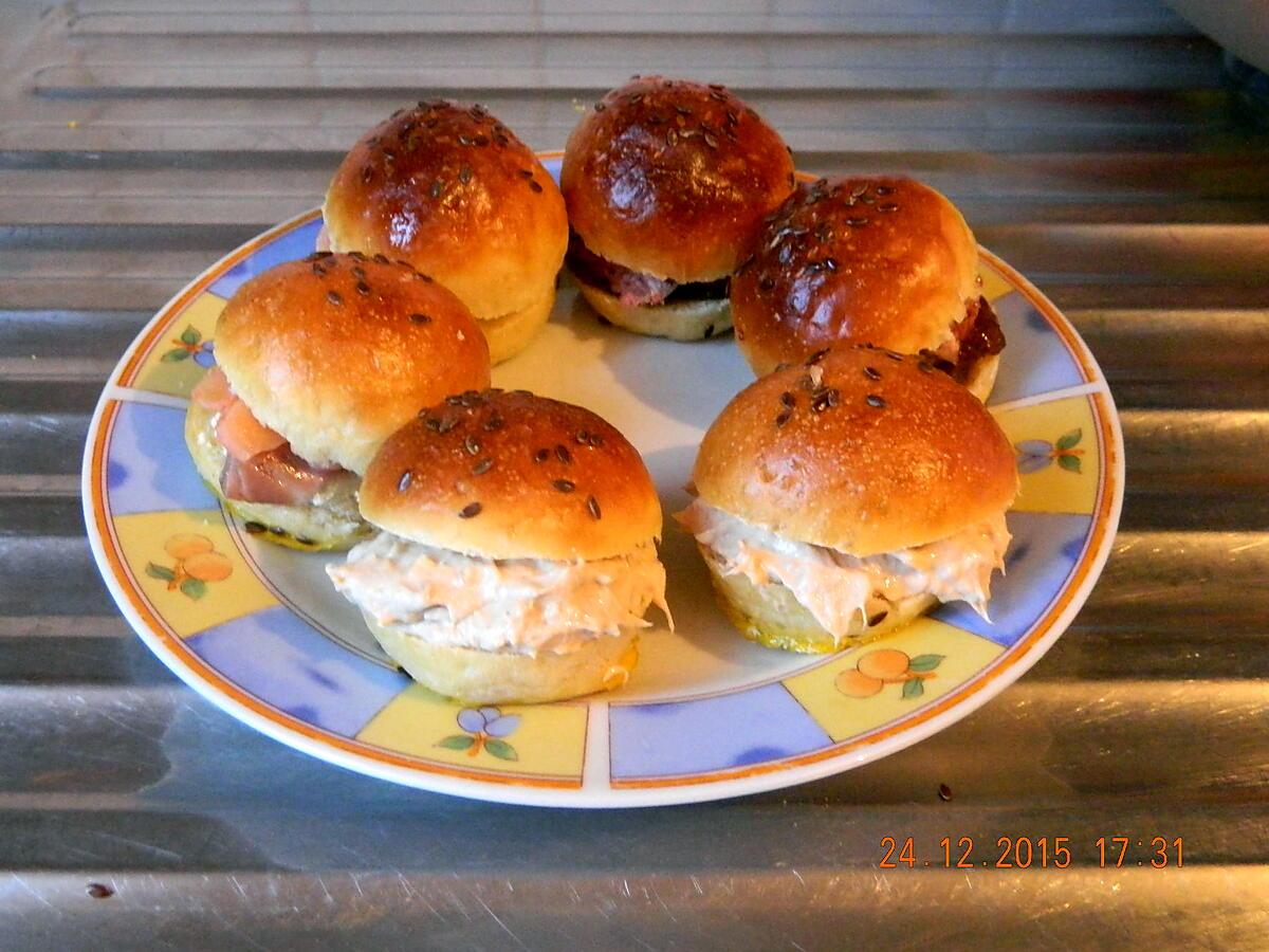 recette Mini burger