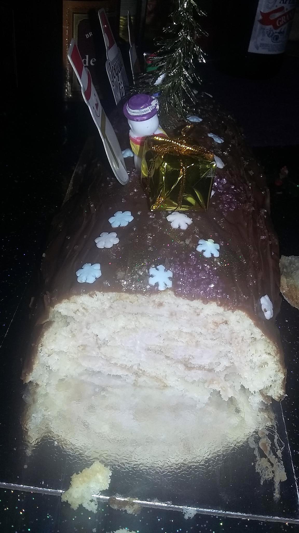 recette Buche de Noel mascarpone creme de marron