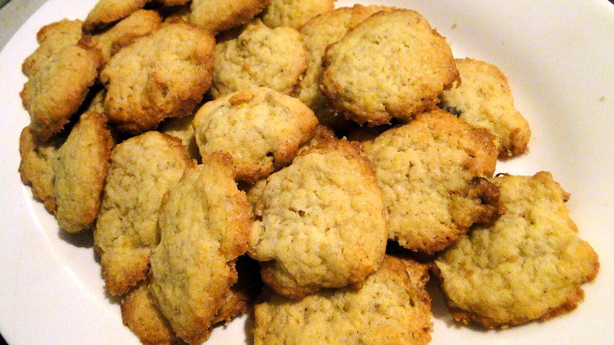 recette Biscuits croquants aux bananes