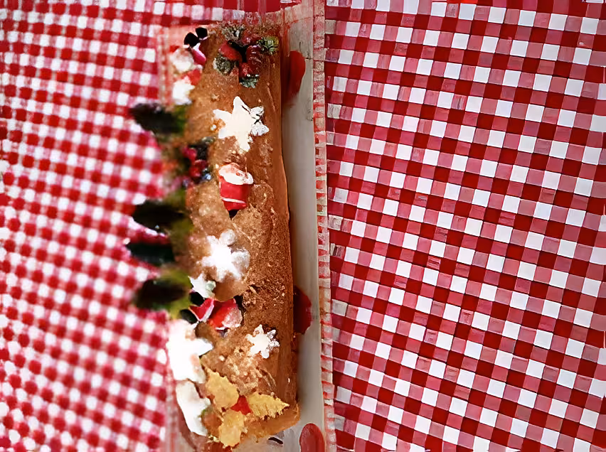 recette Bûche au caramel