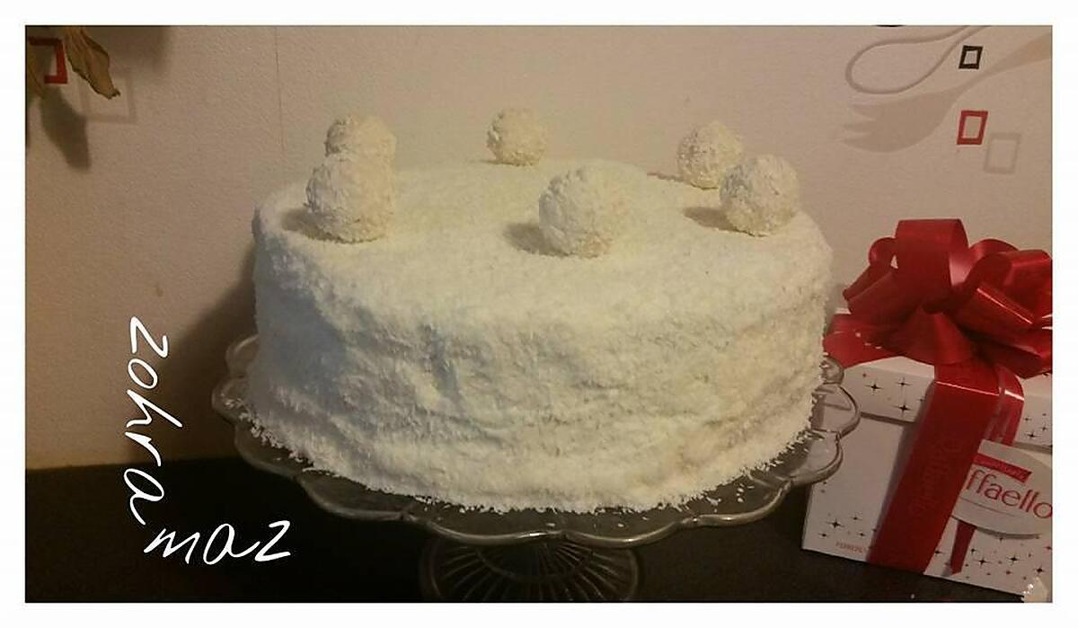 recette RAFFAELLO CAKE