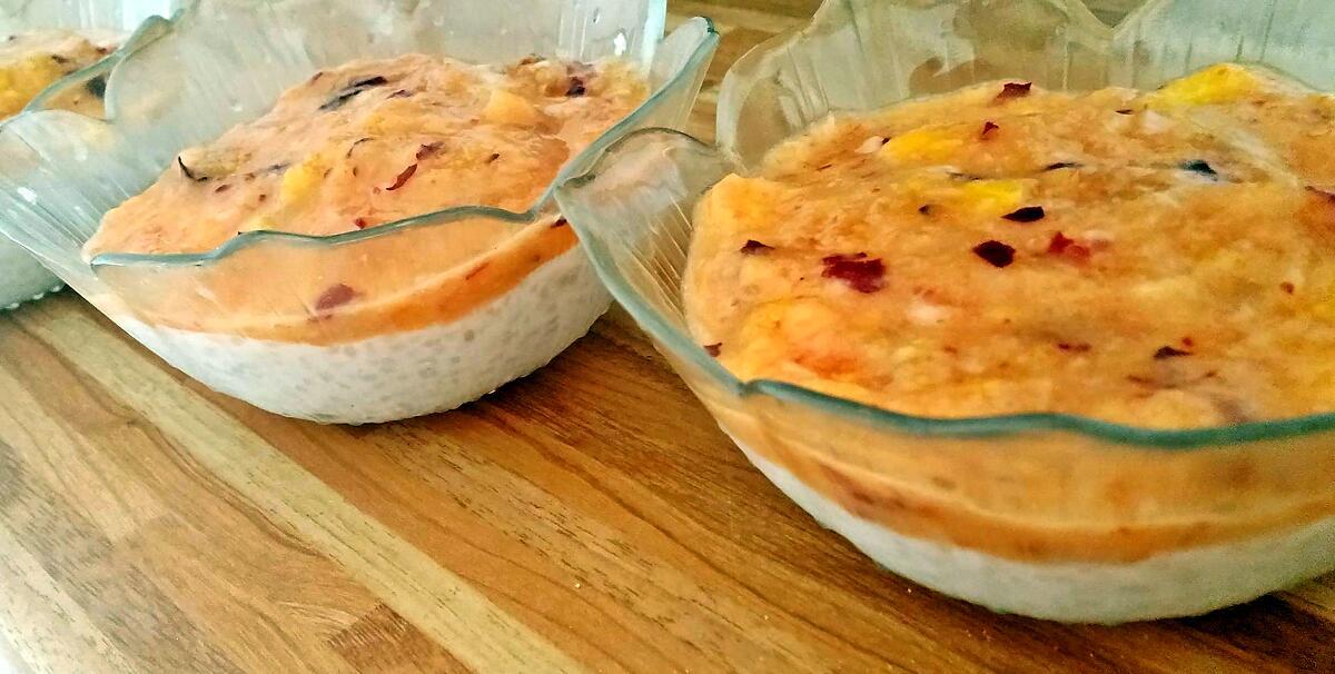 recette ~ Tapioca coco et fruits exotiques ~