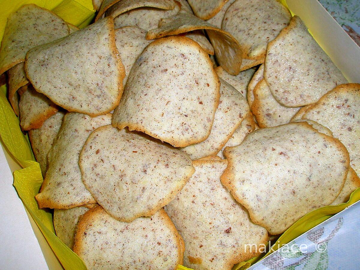 recette TUILES AUX AMANDES avec ou sans gluten,de mon ami Tonton ALEX