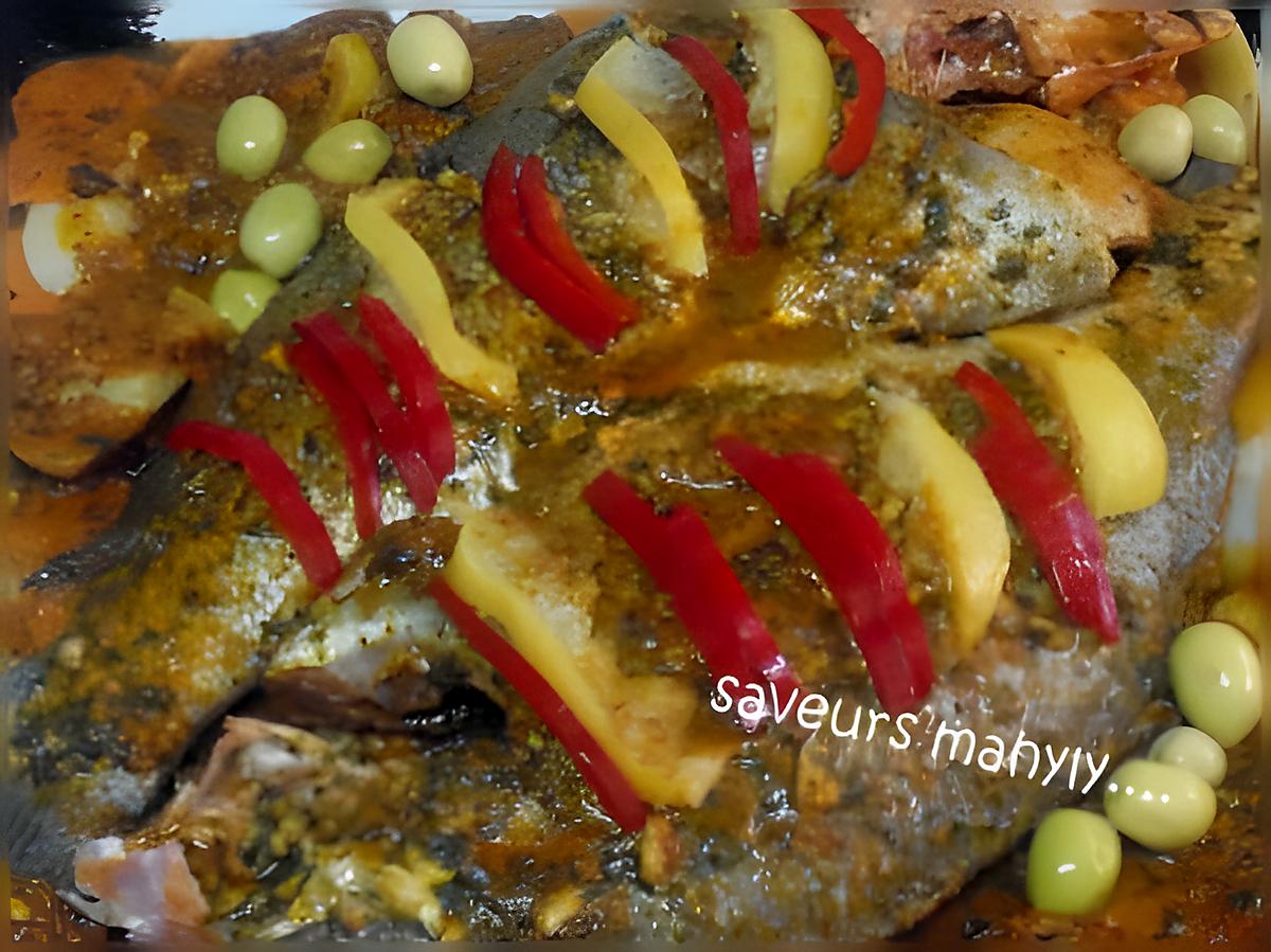 recette tajine de poisson  pour le dimanche tout en couleurs...