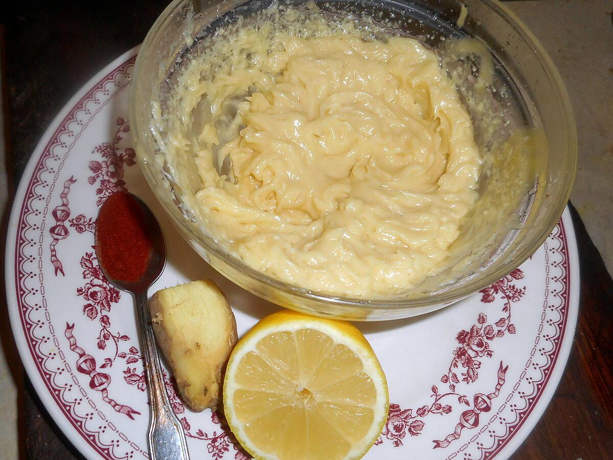 recette Mayonnaise au gingembre