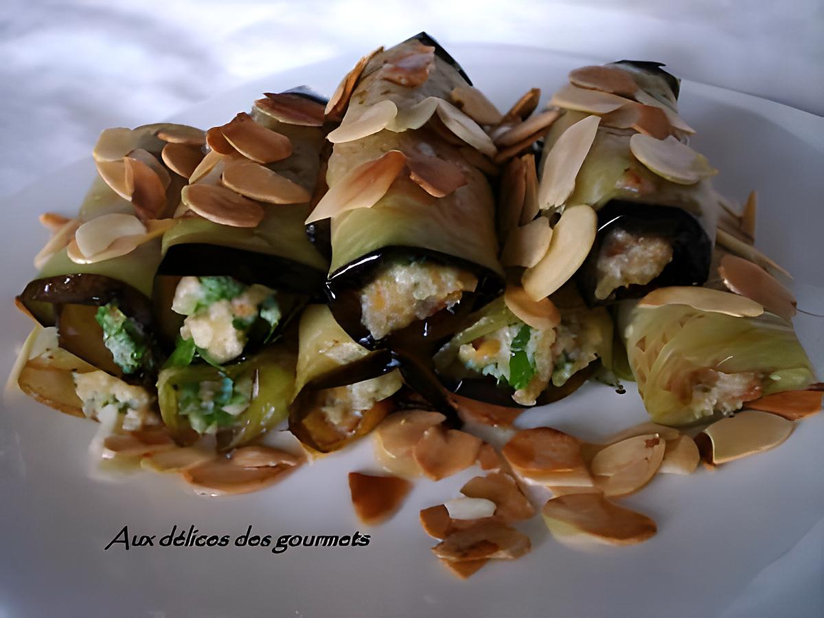 recette Aubergines aux amandes