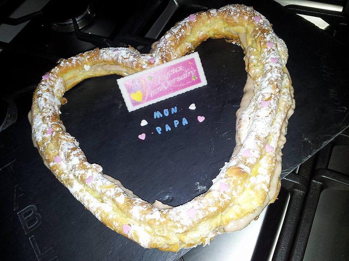 recette Paris brest.....Ardéchois *Coeur d'amour pour mon papa*