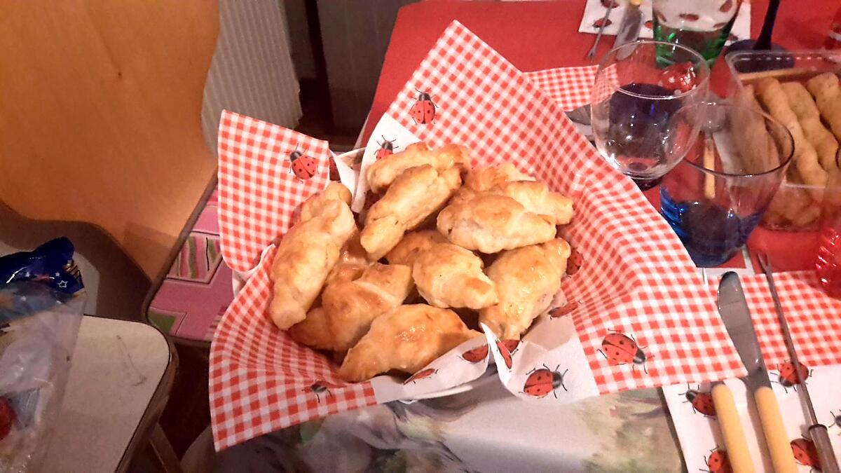 recette petits croissants au fois gras