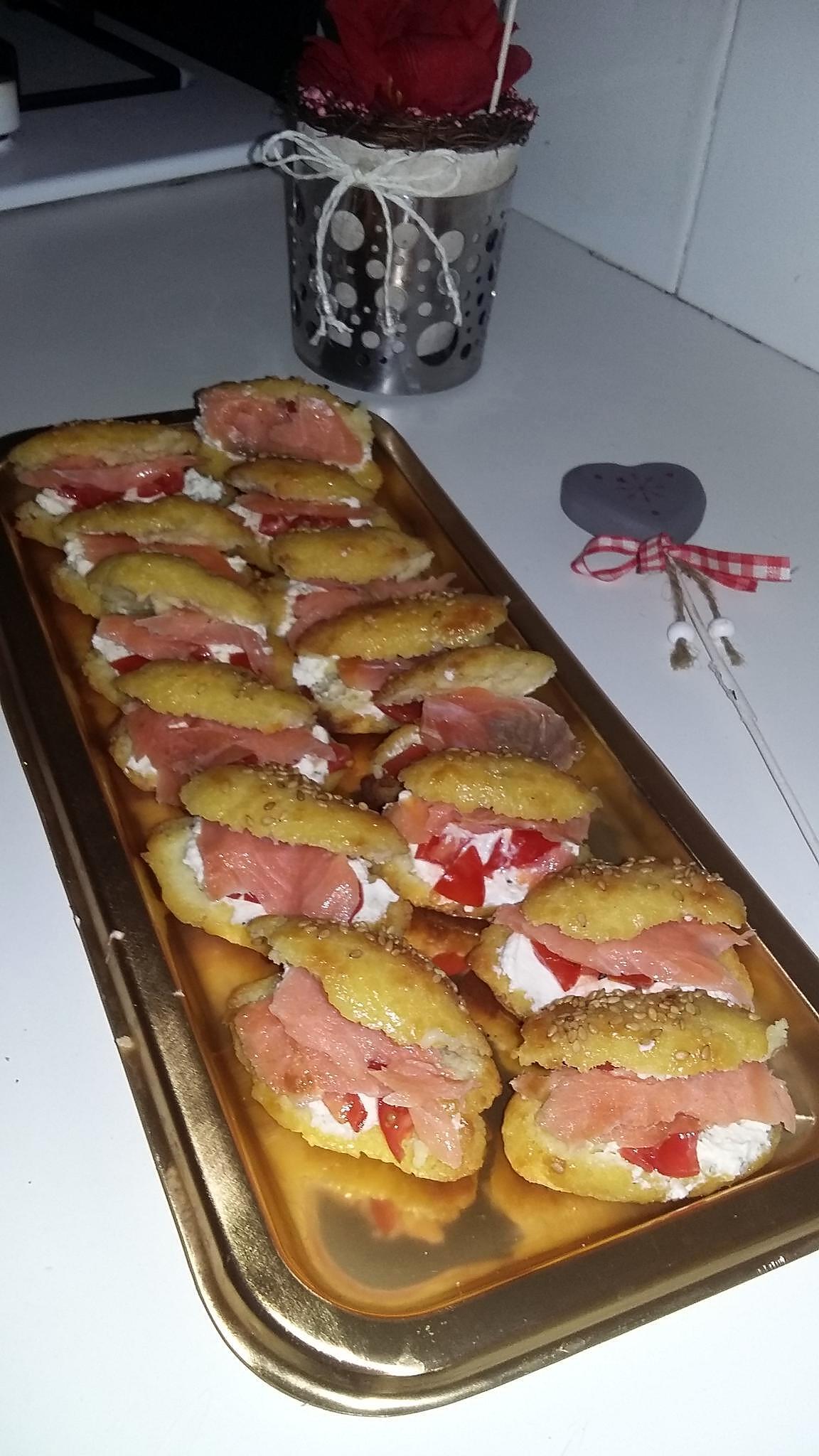 recette Minis éclairs salés au saumon boursin