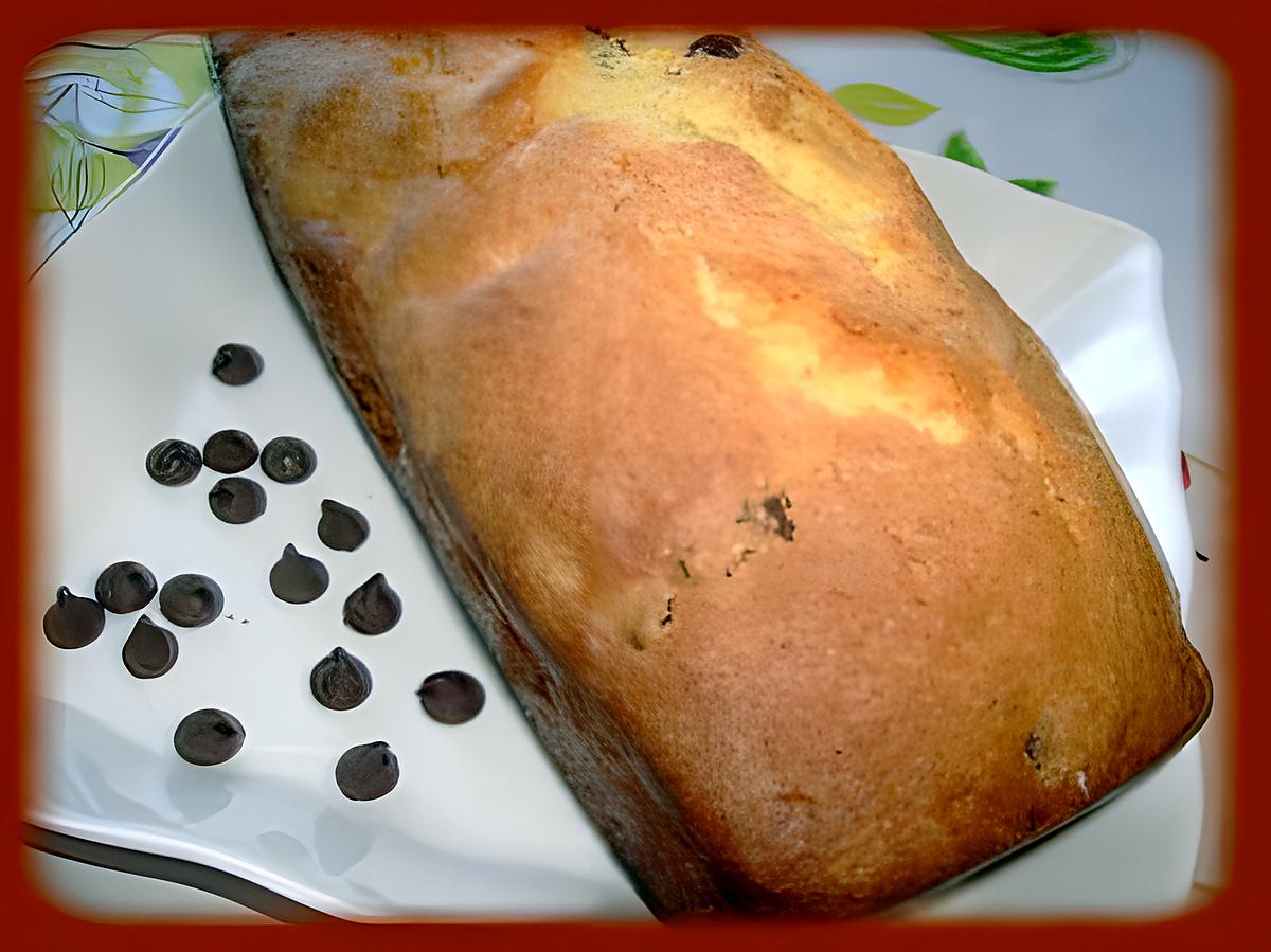 recette Cake aux pepite de chocolat