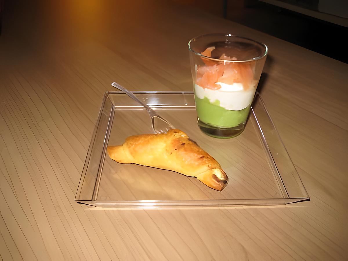 recette Verrines de saumon à la mousse d'avocat