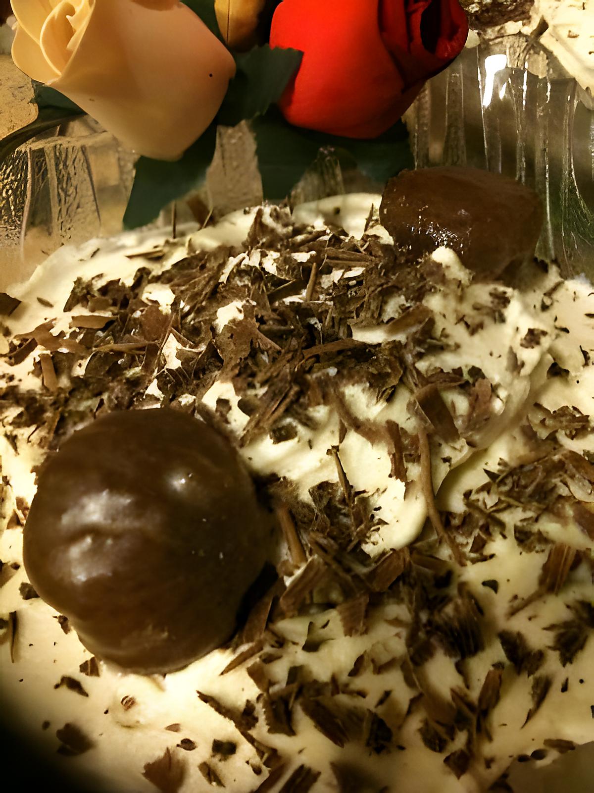 recette TIRAMISU  AUX  MARRONS  GLACES